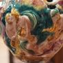 Pair of Mid-Century Italian Capodimonte Angel Table Lamps Image 7