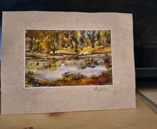 Oil aquarelle