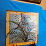 Tiffany Style Stained Glass Butterfly Panel - Window Hanging / Suncatcher  , window decoration Image 10