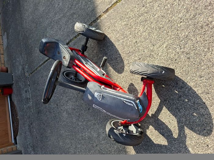 Small gocart and a bike in good condition