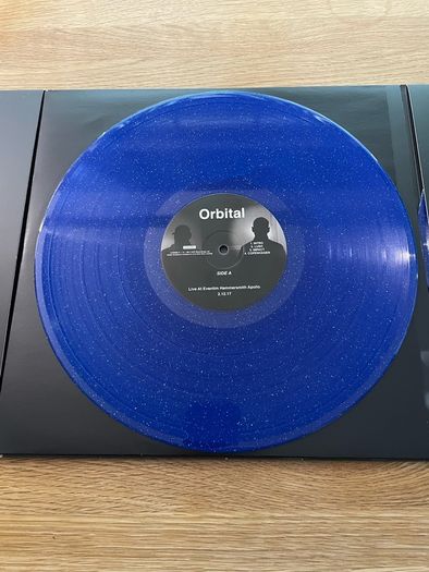Orbital - Live At Eventim Hammersmith Apollo 2.12.17 - 3 x 12" Glitter Vinyl Panel Fold Out Sleeve - 2018 Live Here Now