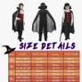 Black Vampire Dracula Cape with Stand-Up Collar - Halloween Costume  for Kids Image 3