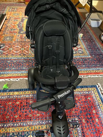 QPlay Premium 6-in-1 Trike Black