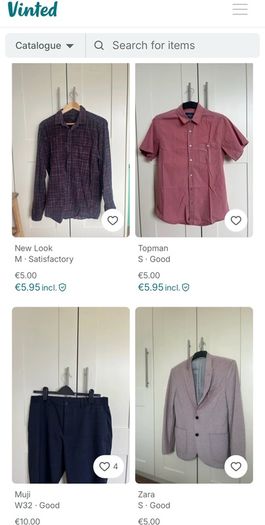 Men's Wardrobe sale on Vinted