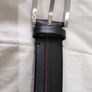 Tumi Leather Casual Belt Black Image 4
