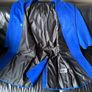 River Island Cobalt Blue Relaxed Fit Double Breasted Coat Size 12 Image 7