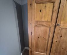 pine wardrobe really nice patina