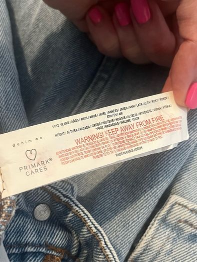 Cargo Denim Jeans with Waist Extenders age 11-12