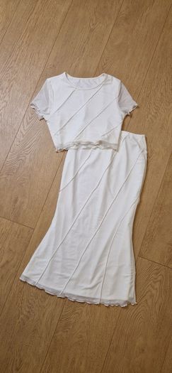 White 2 Pc Set - S