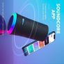 Anker Soundcore Flare 2 Bluetooth Speaker with 360Sound, PartyCast Technology, Adjustable EQ, 12 Hour Playtime, IPX7 Waterproof Wireless Speaker for Outdoor, Beach, Backyard Party Image 2