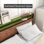 Double Bed Frame with Storage Wooden Headboard Image 5