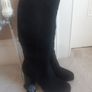 Black knee high boots Image 4