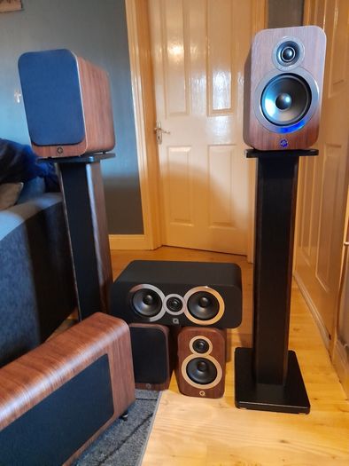 Q Acoustic 5.1 chanel speakers set