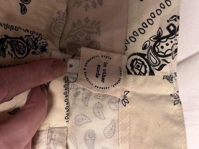 Printed trousers
