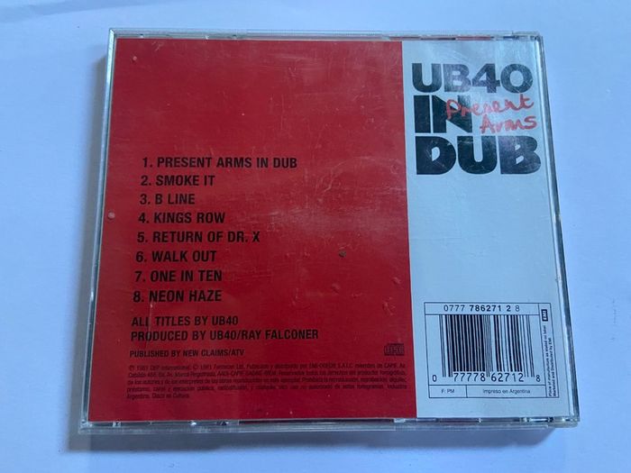 UB40 Present Arms In Dub CD