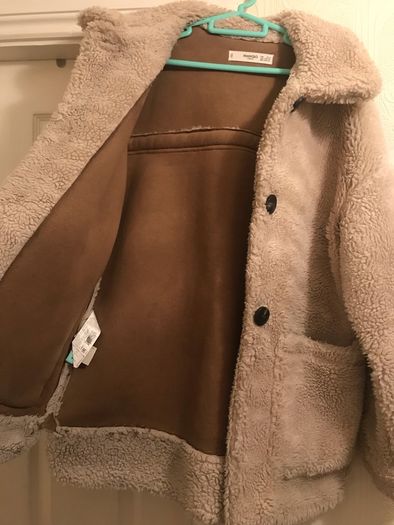 Mango teddy bear coat
