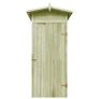 Garden Storage Shed Impregnated Pinewood 100x100x210 cm Image 5