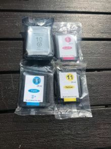 Set of Compatible HP 11 Inkjet Cartridges