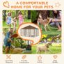 Outdoor Dog Kennel Puppy Play Pen with Canopy Garden Playpen Fence Crate Enclosure Cage Rotating Bowl 211 x 141 x 151 cm Image 5