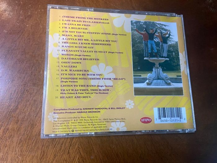 The Monkees Greatest Hits CD