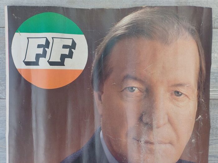 Charlie Haughey Election Poster