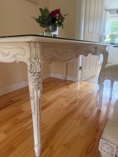 French dining table and chairs