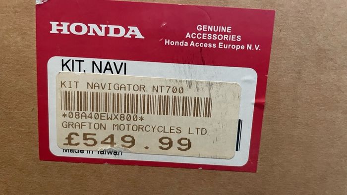 Honda Zumo 550 garmin navigation