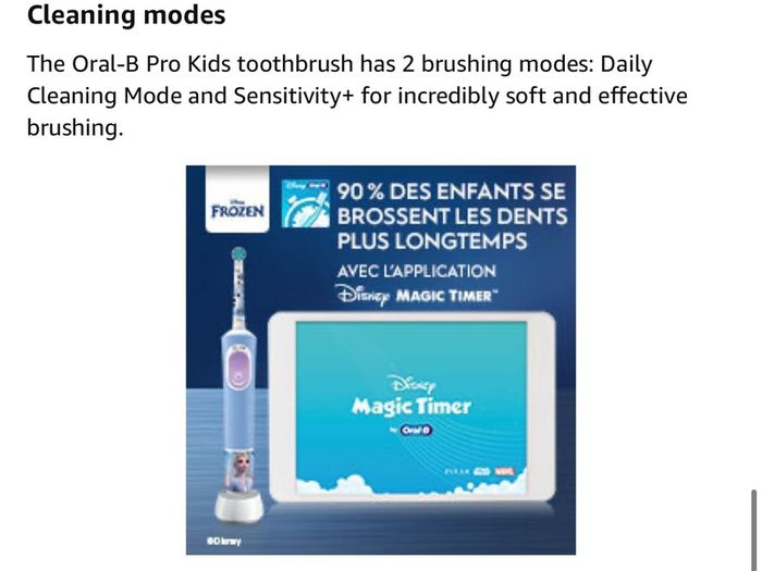 ORAL B VPRO Kids Electric Toothbrush Spider Man