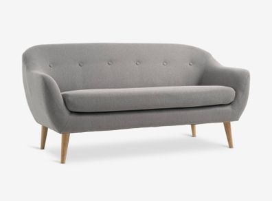 Jysk 2.5 sofa for sale (EGEDAL 2.5-seater light grey fabric)
