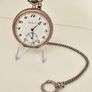 Antique Early 1900s Silver Pocket Watch Swiss made Image 2