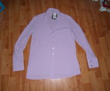 Ladies Lavender Long Sleeve Blouse BNWT