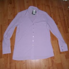 Ladies Lavender Long Sleeve Blouse BNWT