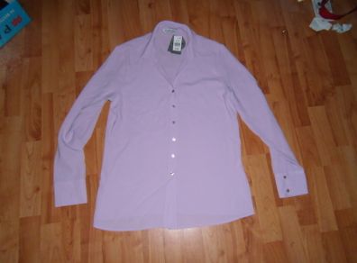 Ladies Lavender Long Sleeve Blouse BNWT