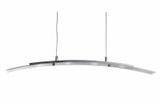 Searchlight Curve 4 Light Satin Silver with Frosted Glass