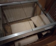 Table- Chrome/Glass- Extendable- Bargain- Price reduced