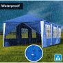 3 x 9 m UV Protection Gazebo Party Tent with 8 Side Panels, Marquee Garden, Market, Wedding and Waterproof Party Tent Image 3