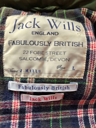 Jack Wills goose down gilet size L