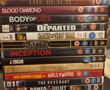 Leonardo Dicaprio DVD Collection Bundle The Aviator Inception Titanic The Revenant Etc