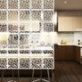 FREE EXPRESS SHIPPING Hanging Room Divider,10 Pieces Wood-Plastic Hanging Panels 0.2 inch Thick Screen Panel for Living Room Bedroom Home Decoration Image 4