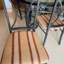 Wrough iron table and 4 chairs Image 4