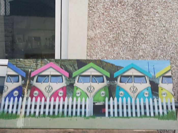 XL VW Busses Canvas, needs repainting