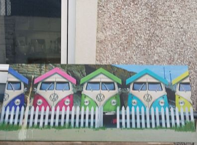 XL VW Busses Canvas, needs repainting