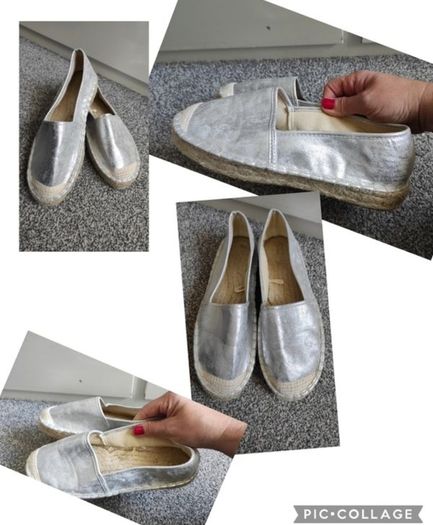 Silver flats size 7.5-8