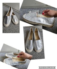 Silver flats size 7.5-8