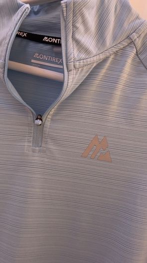 Montirex light blue 1/4 zip