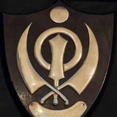 Rare Solid Silver Tuck Chang & Co Plaque presented to Sergeant J.Macfarlane