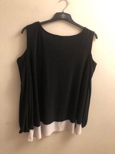 Nina Leonard shoulderless top (3XL)