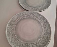 Melamine summer dinner plates