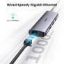 USB C Hub Type C to 3 Port USB 3.0 Dock with Gigabit Ethernet Adapter Micro USB Power for MacBook Pro Air Dell XPS 15 13 Chromebook Pixel Surface Book 2 Samsung S10 S9 Plus S8 Note 9 8 Image 10