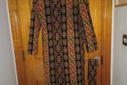 Nepali Haute Couture Traditional Costume Unisex Long Coat and Headdress.